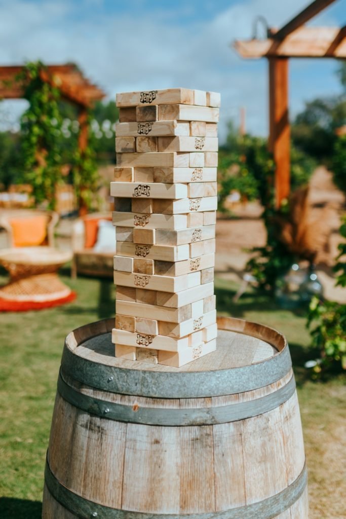 Wedding Party Activities and Games Ideas - Jenga